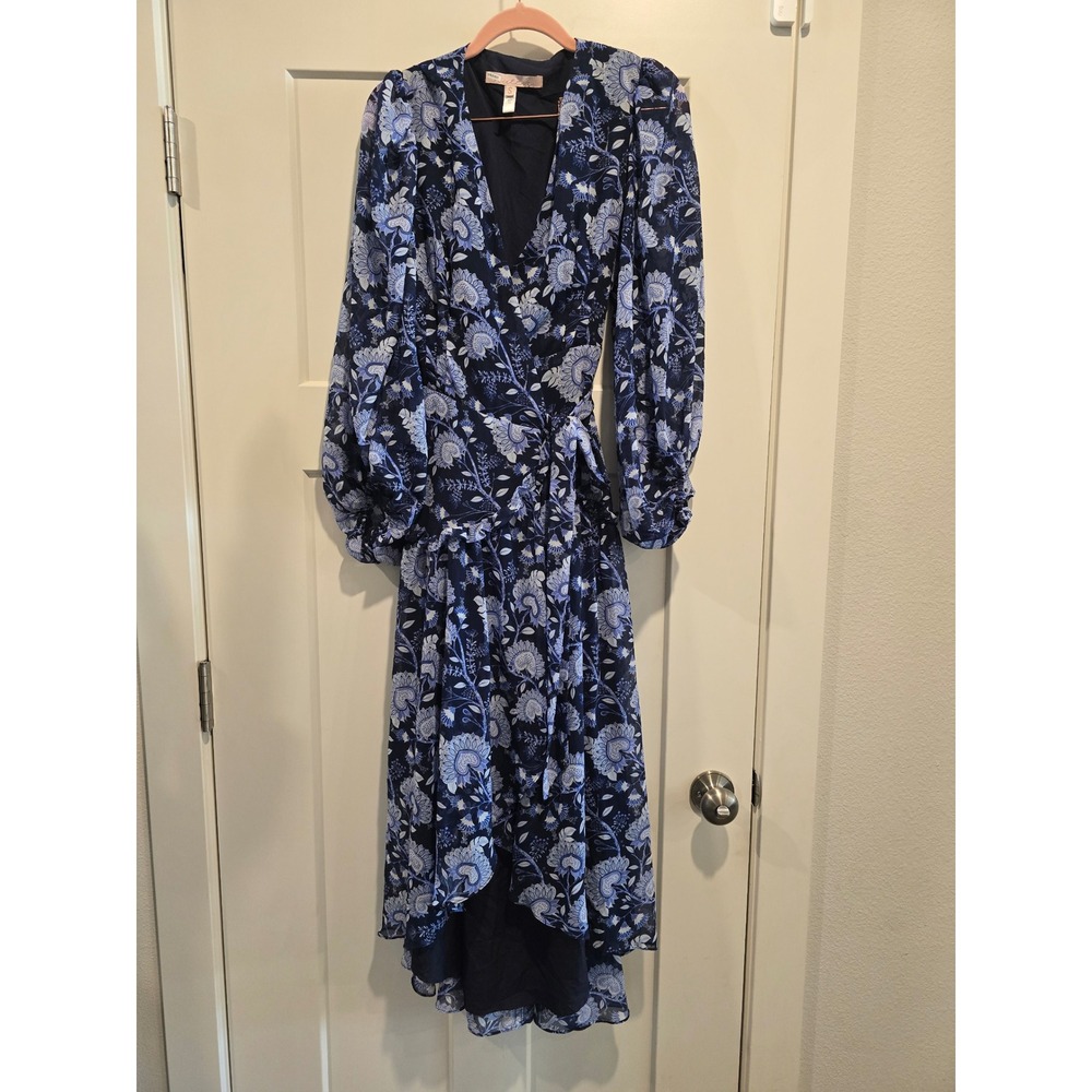 Anthropologie Hutch Geo Wrap Maxi Dress size Small - Picture 3 of 4